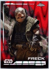 2024 Topps Chrome Star Wars 81 Freck Red Blaster Raywave Refractor