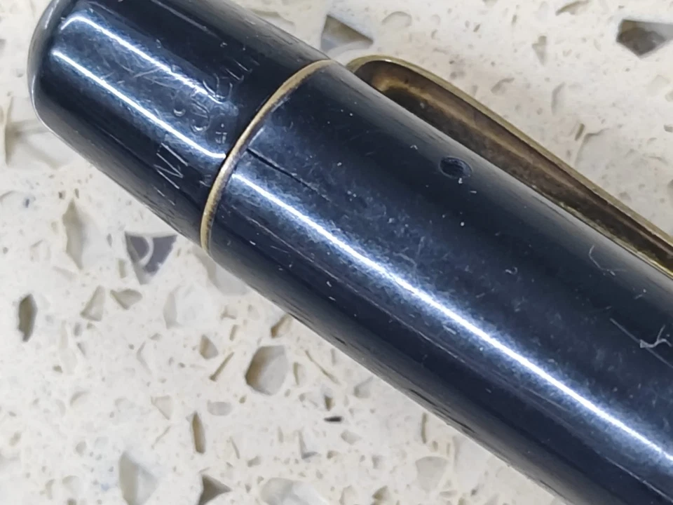 Pluma Estilográfica Pelikan PATENT 100 CN Nip Verde/Negro Años 40 para Piezas Foto 3 de 4