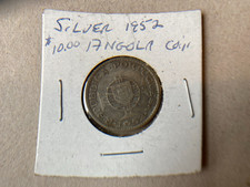 Portuguese Angola 10 escudos 1952 coin (SILVER! UNC! Superb!)