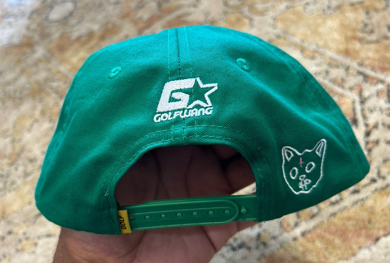 Golf Wang Box Cutter SnapBack Hat Green Odd Future Tyler The Creator RARE image 2