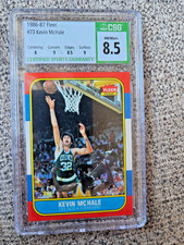 1986-87 Fleer Kevin McHale Card CSG 8.5 Boston Celtics