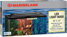 Marineland LED Light Hood for Aquariums, 20 Inches by 10 Inches, Natural Shimme