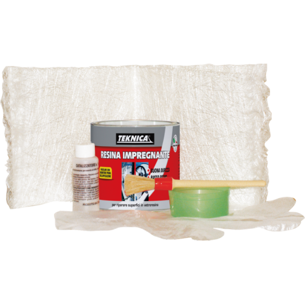 Kit Riparazione Vetroresina Per Camper Barche Roulotte Nautica Barche 600gr