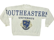 Vintage Lee Heavyweight Cotton Blend Southeastern University Sweatshirt 2XL