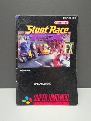 STUNT RACE SUPER NINTENDO SNES PAL/NOE ANLEITUNG HANDBUCH MANUAL BOOK