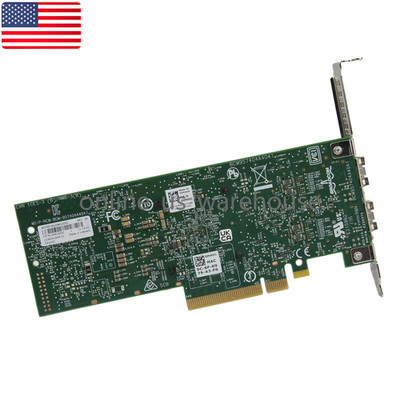 1PC New DELL 0YR0VV Broadcom BCM57412 Network Card Dual Port 10Gb SFP+ - US