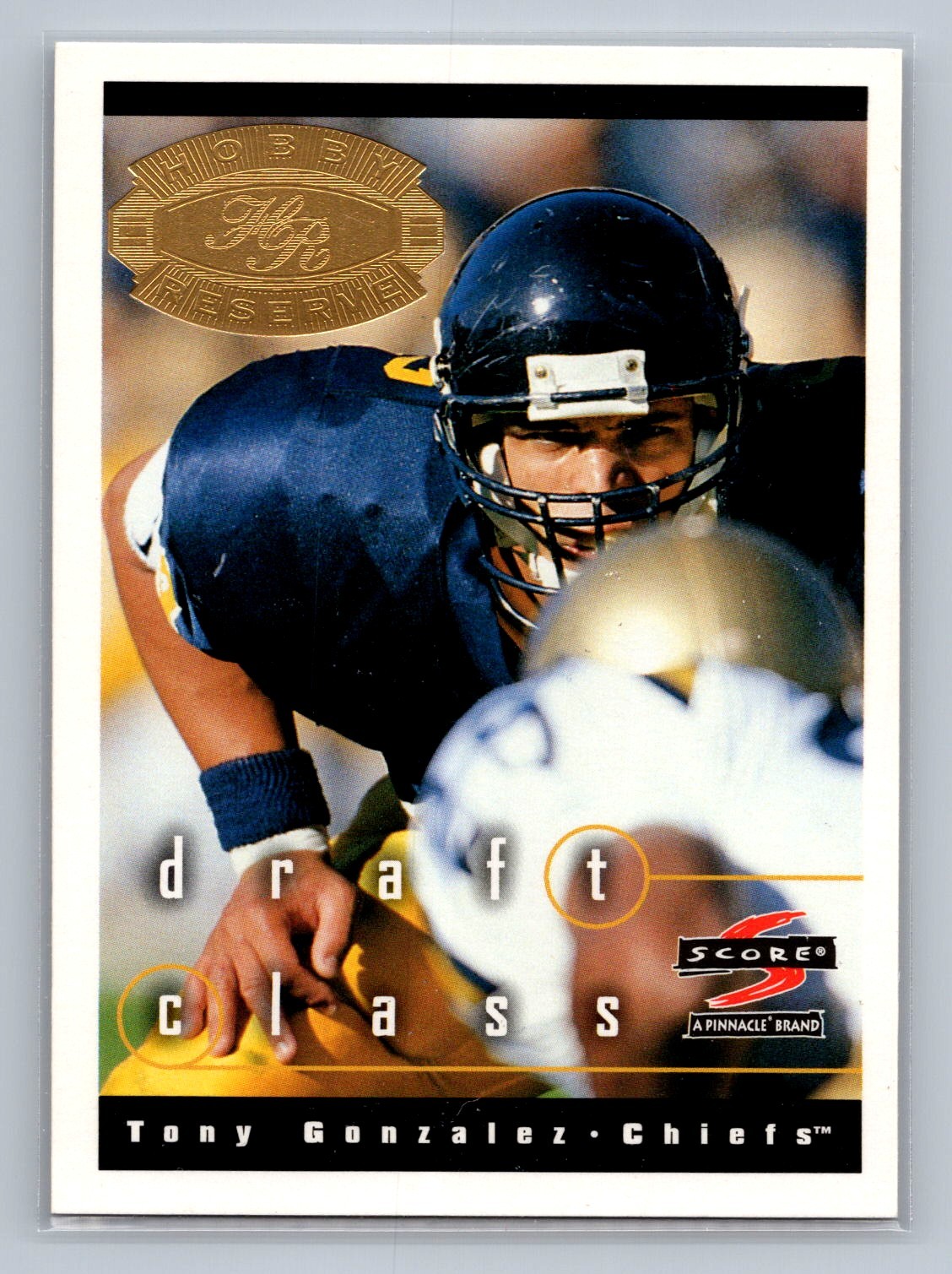 1997 Score Hobby Reserve #289 Tony Gonzalez Football Kansas City Chiefs