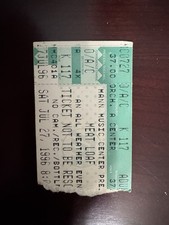 Meatloaf Bat Out Of Hell 2 Tour Ticket Stub 7-27-1996 Mann Music Center Philly