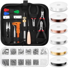 Wire Wrapping for Jewelry Making, Repair and Beading Supplies Kit with Craft ...