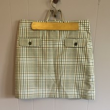 LOFT Plaid Short Straight Pencil Skirt Size 4 Multicolor Lined Pockets