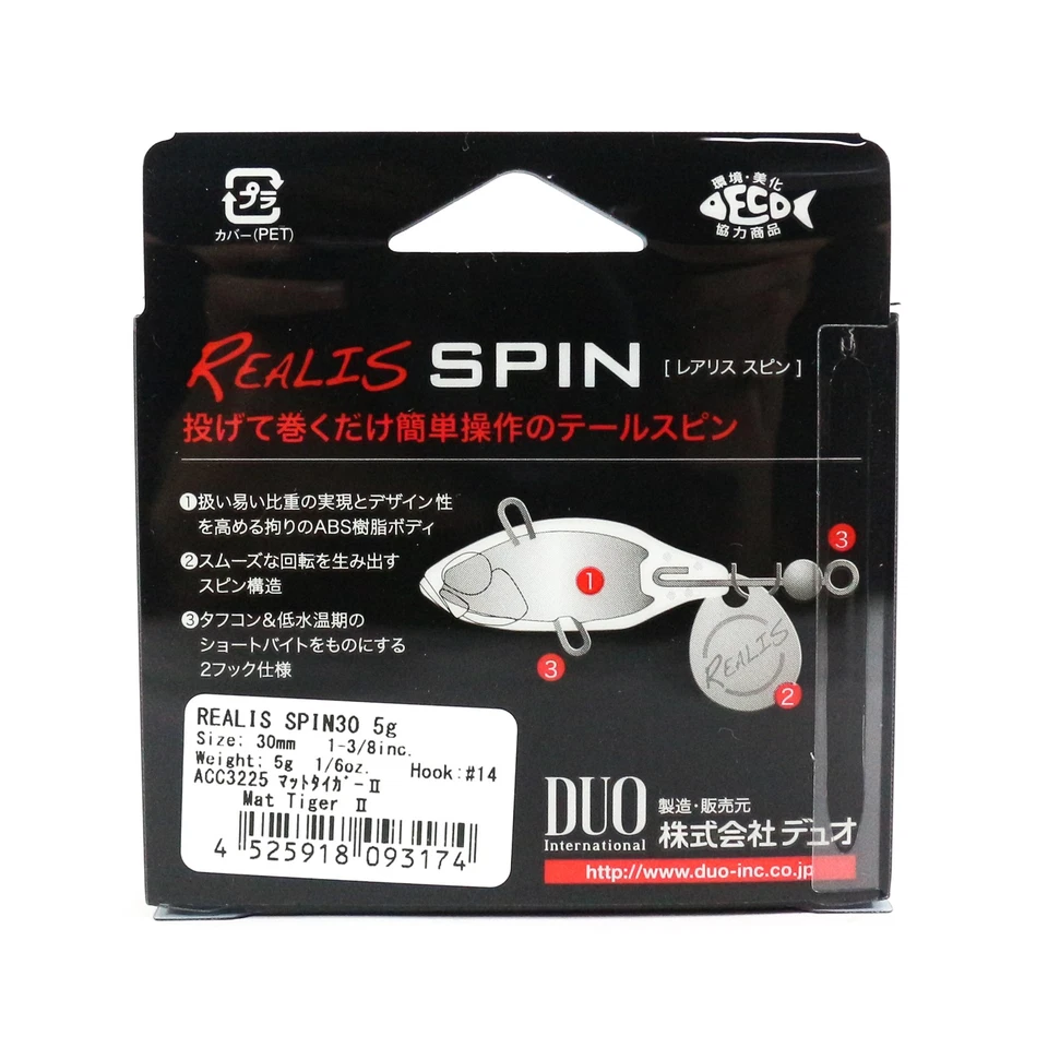 Señuelo de cebo giratorio Duo Realis Spin 30 mm 5 gramos CSA3807 (0247) Foto 2 de 4