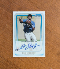 Dee Gordon Bowman Chrome 2011 Auto