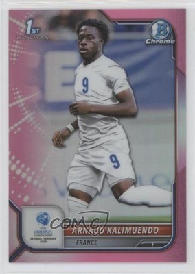 2022-23 Pink Refractor 40/150 Arnaud Kalimuendo #125 Rookie RC 1de2
