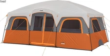 CORE Tent for Family Camping,12 Person Large Multi Room Cabin Tents