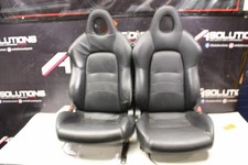 2000-2005 Honda S2000 Seat Set Leather OEM AP1 AP2 S2K BLACK **DAMAGE**