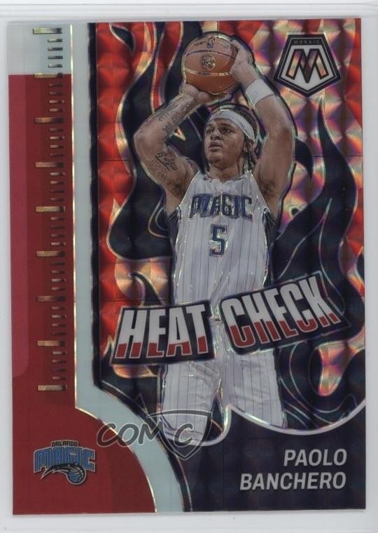2023-24 Panini Mosaic Heat Check Paolo Banchero #7 1i7s