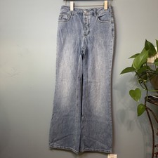 Anthropologie Pilcro High Rise Trouser Bootcut Jeans Light Blue Wash. Size 28