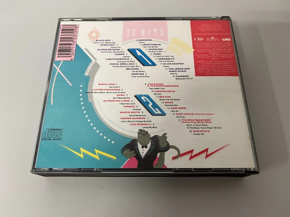 Various – Monster Hits - UK Only 2 CD Comp. 1989 -Prince,Sybil,Black Box,Madonna - Bild 4 von 4