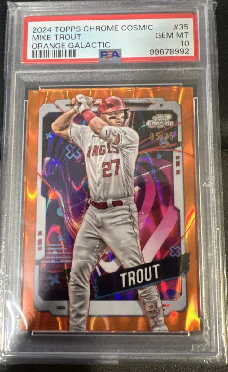 Mike Trout 10 Graded Baseball Sports Trading Cards & Accessories