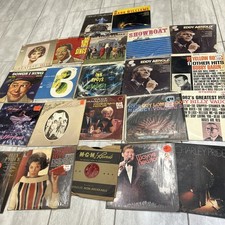 Lot Of 22 vinyl records Vintage Jackie Gleason, Nat King Cole, Ray Price, Wayne