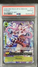 One Piece PSA 10 Perona 111 The Azure Sea's Seven