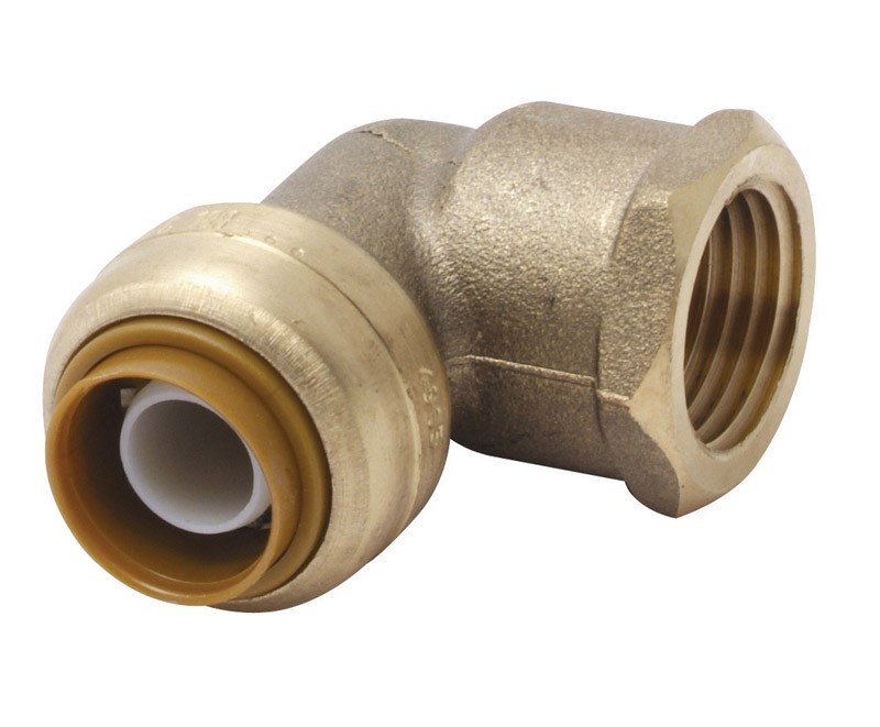 SharkBite Push to Connect 1/2 in. PF Each X 1/2 in. D FPT Brass Elbow