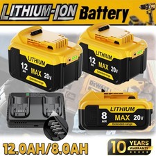 12.0Ah PACK For DeWalt 20V 20 Volt Max XR Lithium ion Battery DCB206 DCB200-2