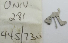 Universal Geneve 281 Watch Part: setting lever spring #445 / 730