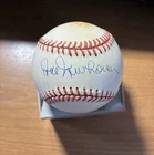 HAL NEWHOUSER SIGNED AUTOGRAPHED OAL BASEBALL!  Tigers, Indians! NO COA