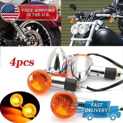 For Suzuki Intruder Volusia VS VL 700 750 800 1400 1500 Turn Signal Lights Amber