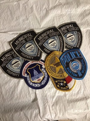 Security And Law Enforcement Collectors Patches