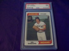 1974 TOPPS #638 KEN SANDERS PSA 9