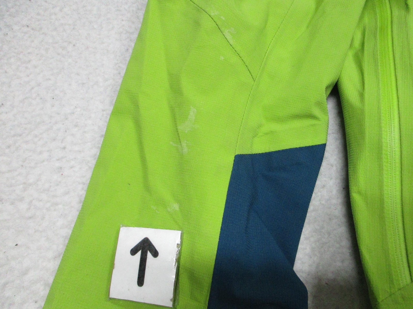 Trew Gear Jacket Womens Small Green Blue Touring Line Waterproof Hooded Ski