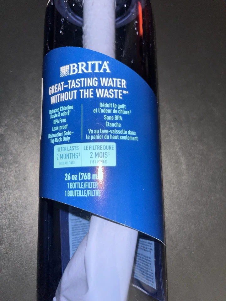 Brita ~ Botella de Agua Filtrante Premium ~ 26oz NUEVA (con caja de 6 filtros) Foto 3 de 4
