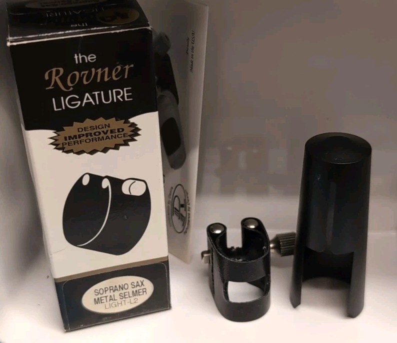 Rovner Soprano Saxophone  Metal Selmer  Light-L2 Ligature