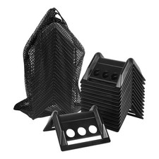 24 Pack 4" Flatbed Edge Protectors with Carrying Case, 4" Winch Ratchet Strap...