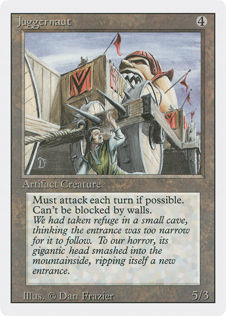 Juggernaut (HP) Revised Edition 3ED Magic MTG