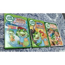 Lot of 3 Leap Frog learning DVD disc's Reading Math School Skills