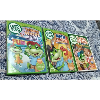 Lot of 3 Leap Frog learning DVD disc's Reading Math School Skills 