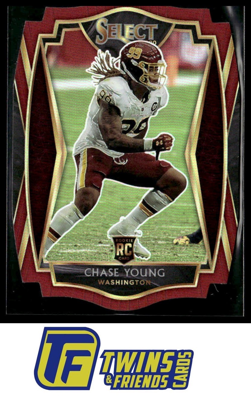 2020 Panini Select #164 Chase Young Maroon Prizm Die Cut