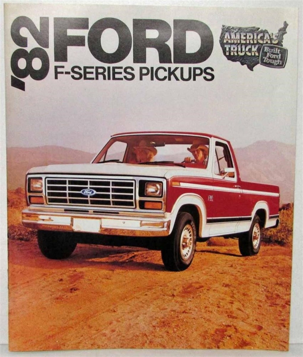 FORD F-100/F-150 PICKUP カタログ 1982 Ford F-Series Pickups Sales Brochure F-100 150 250 350 | eBay