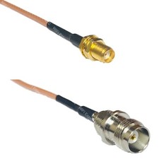 RG316 SMA FEMALE to TNC FEMALE RF Cable Rapid-SHIP LOT