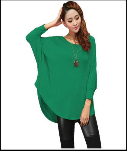 Stylish Women Ladies Loose Batwing Asymmetric Quality Knitted Baggy Top /Jumper - Picture 46 of 59