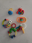 Baby Toys Lot Teethers Rattles Bath Sensory Development Assorted Brands (6 Pcs)