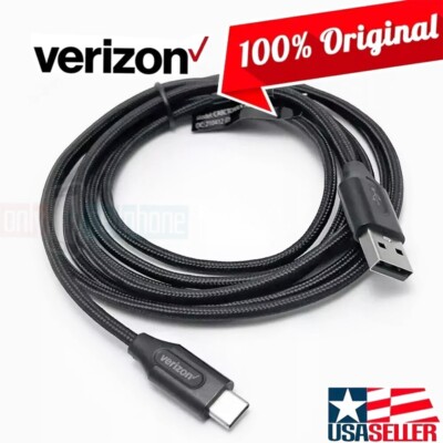 Original Verizon 6FT USB to USB-C Charger Data Cable for Galaxy S24/S23/S22/S21