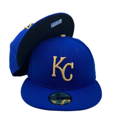 New Era Kansas City Royals blue gold MLB 59 fifty fitted cap hat