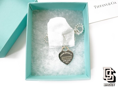 TIFFANY HEART TAG PENDANT NECKLACE | eBay