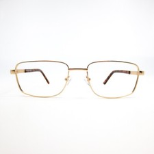 MM 5102 GD Eyeglasses Full Rim Gold Tortoise Square Frames 56-17-145