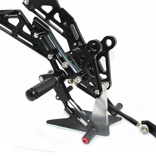 Motorcycle Adjustable Rear Sets Foot Pegs For Honda Grom MSX 125 2018 Black - Picture 5 of 11