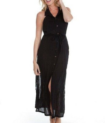 chinese dress ladies Petal and Pup Women's Dottie Halterneck Maxi Dress